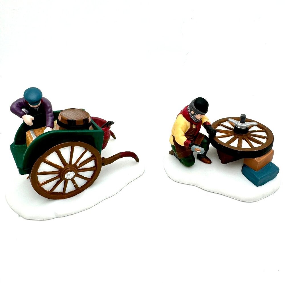 Dept 56 C. Bradford Wheelwright & Son Heritage Village Set 1996 Retired 5818-1